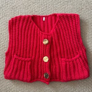 Chunky Knit sweater vest